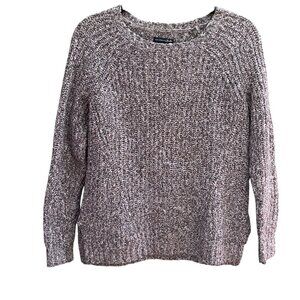 American Eagle Chunky Knit Sweater Sz XS Brown Marled Indie Grunge Granola